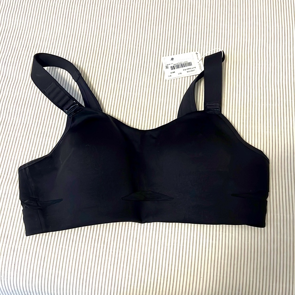 Lululemon Swift Speed Black Sports Bra 34C